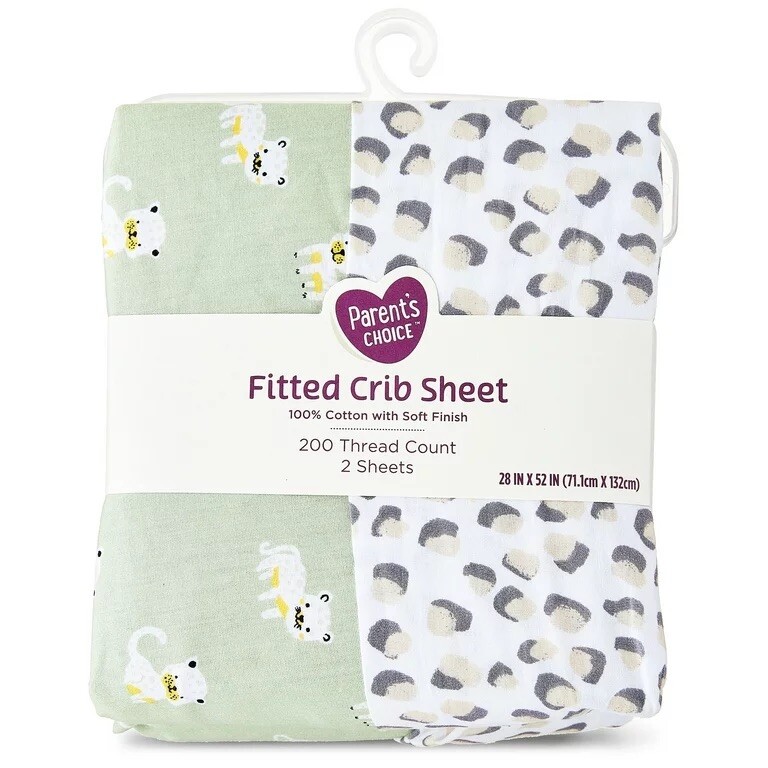 100% Cotton Crib Sheets