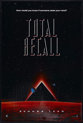 73090 TOTAL RECALL Movie Sci Fi Arnold Schwarzenegger Wall Decor Print Poster
