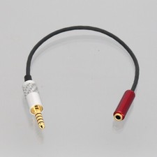 Headphone 4.4mm Male 5-Pole to 3.5mm TRRS Socket Audio Balanced Adapter Cable