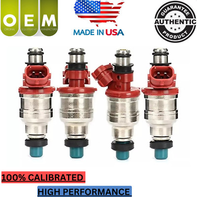 x8 OEM DELPHI Fuel Injectors for 1989-1995 Toyota Pickup 2.4L I4 #23250-35040
