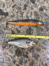 Vintage Rebel Shad R Floater & Made In USA Rebel Tracdown Floater FREE SHIPPING