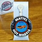 Vintage Hot Wheels Sweet Sixteen Redline Deora Metal Button Pin Hong Kong 1968