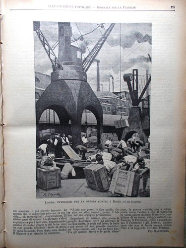 L'illustrazione Popolare 8 Aprile 1900 Centro di Firenze Natal Canossa Hartmann - Foto 4 di 4