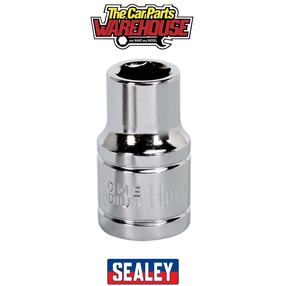 Sealey S0649 Siegen Socket 1/2""Sq Drive 11mm