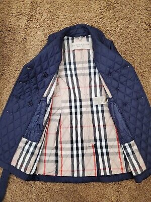 Burberry Original Womens Long Jacket Plaid Inner, Diamond Burberry Original Womens Long Jacket Plaid Inner, Diamond