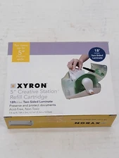 XYRON  Creative Station Refill Cartridge Two Sided Laminate 5” in X 18’ ft