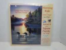 Morning Ride by James Merger 1000 Piece Jigsaw Puzzle 27" x 35" - Eco-Friendly