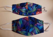 ADULT  CHILD - "COLORFUL" FACE MASK / COVERING WITH NOSE WIRE  FILTER  2
