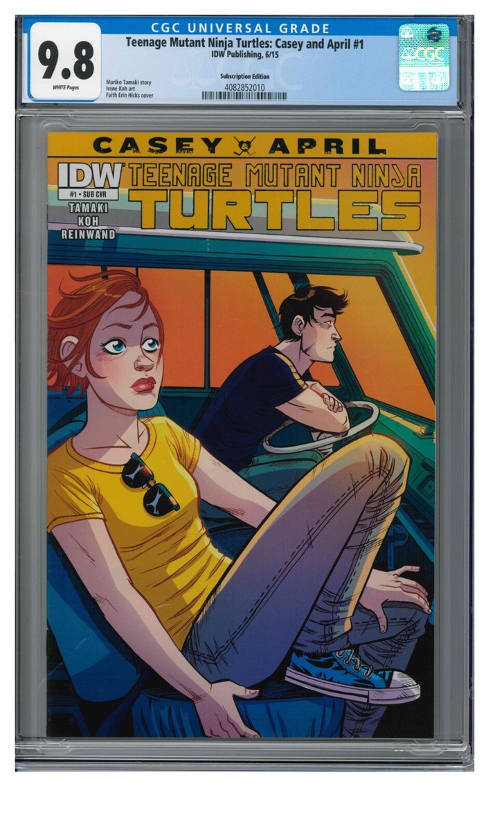 Teenage Mutant Ninja Turtles: Casey and April #1 (2015) IDW CGC