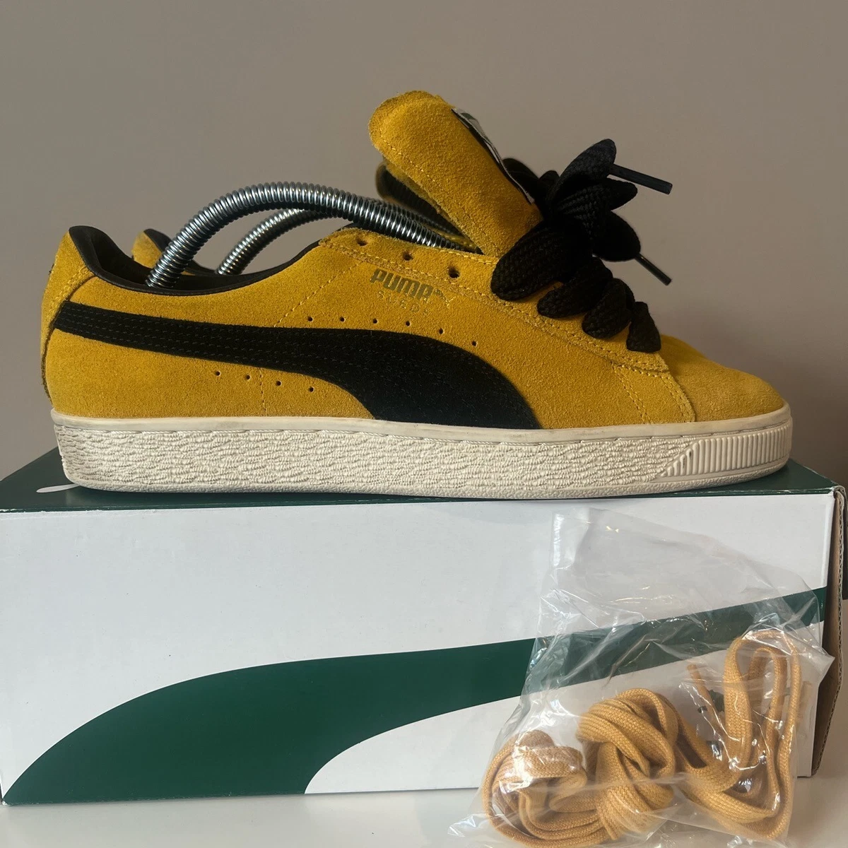 Puma Suede Archive Yellow Black US8 UK7 EU40.5 365587 03 Rare