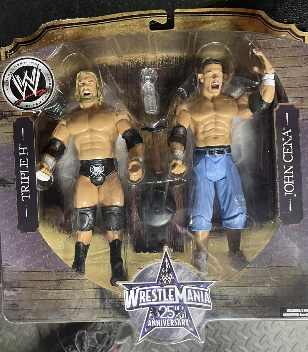 WWE WrestleMania The Rock & John Cena Figures, 2 Pack : : Toys