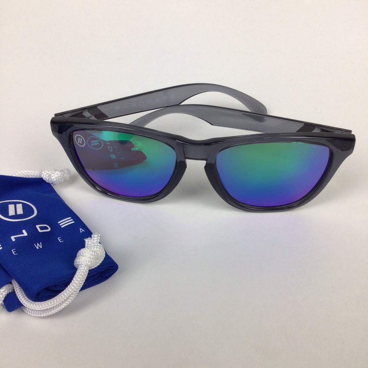 New LUCKY FOLIE Green mirrored Lenses smoke Black Frame  display picture 1