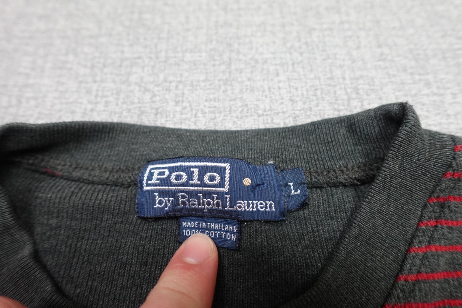 Polo Ralph Lauren Vintage Girocollo Uomo Grande Rosso Felpa Pony Retro Pullover