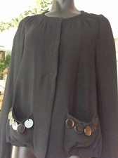 Sonia Rykiel Black Lightweight Jacket 10/12