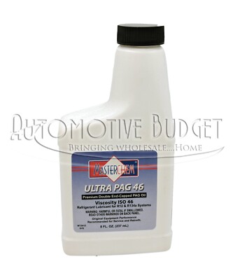 Synthetic A/C Oil R12 & R134a - PAG 46 Double End Cap w/o Dye