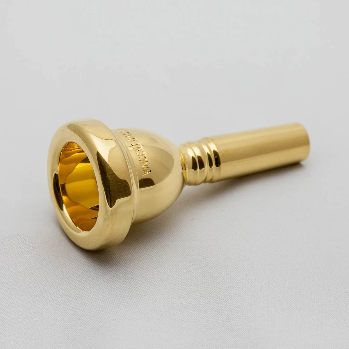 Bach 24K Gold Large Shank Trombone Mouthpiece, 5G NEW!