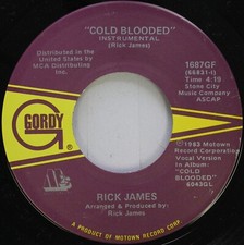 Soul 45 Rick James - Cold Blooded / Cold Bloo...