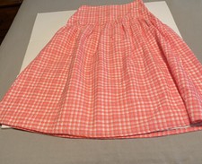 Top Shop Strapless Pink/Lavender Gingham Tea Dress Size 4 EUR 36 Cottage Core 5