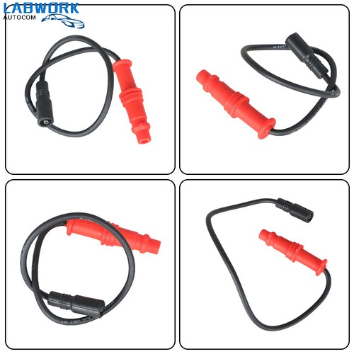 For 2008-2013 Polaris Ranger 500 EFI New Ignition Spark Plug Wire & Cap 4011690 - Picture 8 of 8