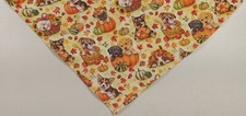 Buster Brown Dog Bandana, Halloween, Autumn, Puppies, Pumpkins, XS, S, M, L