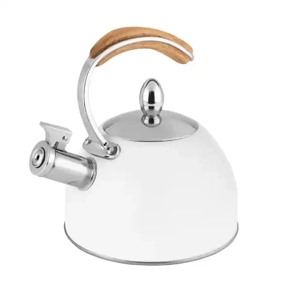Presley White Tea Kettle By Pinky Up BLEMISHED 70fl oz Stainless Steel Blemished
