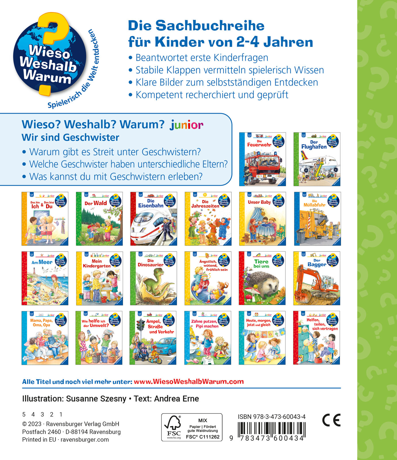 Thumbnail - Susanne Szesny; Andrea Erne / Wieso? Weshalb? Warum? Junior, Band 29: