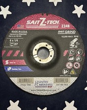 United Abrasives 6? ZTECH Z24R High Performance Grinding Wheel 7/8 Arbor   22603