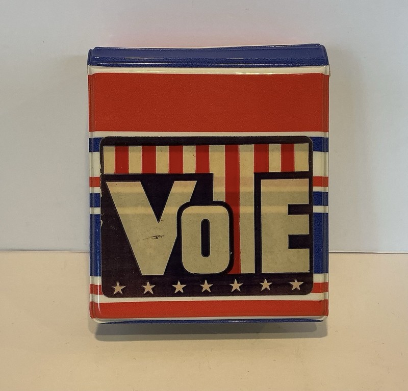 Vintage “VOTE” Notepad Retro 1970’s MCM Red White Blue