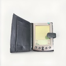 Palm Model V 3 Com Ultra Slim Handheld Organizer Palm Pilot w/ Case, - Read