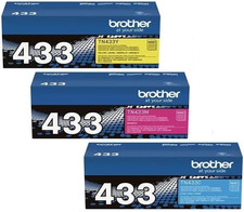 TN433C, TN433M, TN433Y (TN-433C, TN-433M, TN-433Y) Cyan, Magenta and Yellow Colo