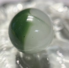 Vintage Akro Agate Boulder Moss Agate Marble Green Mint HTF Collectible .99 RAR