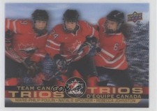 2021 Tim Hortons Team Canada Trios Marie-Philip Poulin Natalie Spooner #T-6 14zh