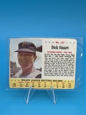 1963 Jello #137 Dick Stuart Pittsburgh Pirates 1963 Jello #137 Dick Stuart Pittsburgh Pirates