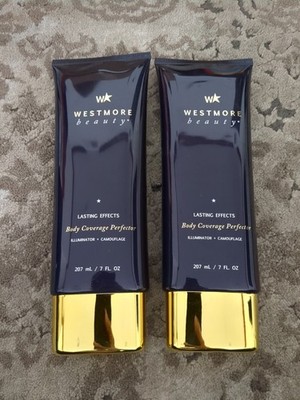 2× Westmore Beauty Body Coverage Perfector Golden Radiance Illuminator, 7 fl oz