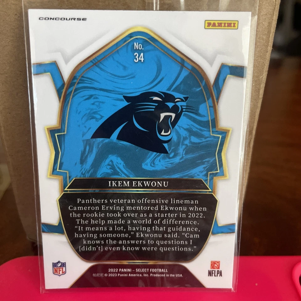 2022 Panini Select - Concourse Ikem Ekwonu #34 (RC) - Image 2 of 2