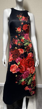 Ted Baker Dress Marico Juxtapose Rose Maxi Floral Party Going Out Formal SZ 0