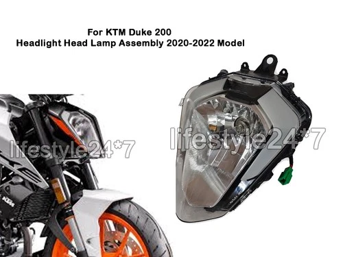 Headlight Head Lamp Assembly 2020-2022 Model For KTM Duke 200