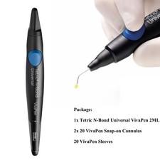 Dental Ivoclar Tetric N-Bond Universal VivaPen Kit Vivadent Light Cure Adhesive