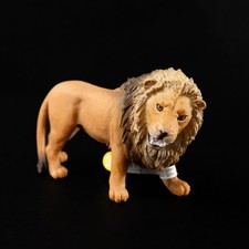 Schleich Animal Figure: Lion - Model 14726 - With Flag / Tag
