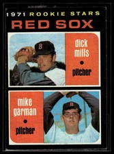 1971 Topps #512 Red Sox 1971 Rookie Stars (Dick Mills / Mike Garman)