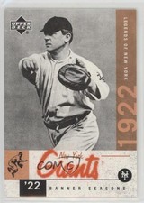 2001 Upper Deck Legends of New York Banner Seasons John McGraw Giants HOF fm0