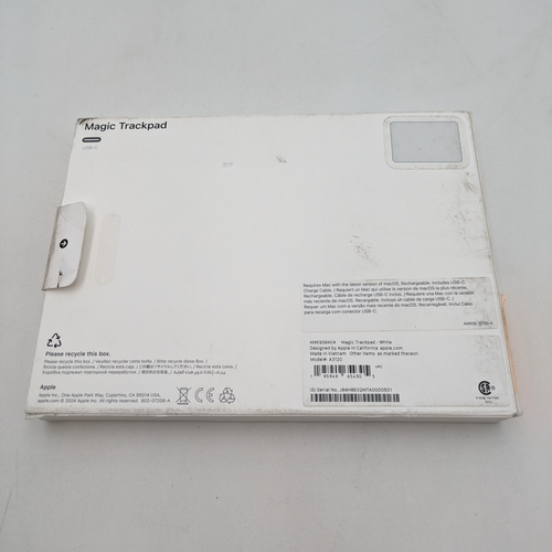 Apple Magic Trackpad USB-C White A3120 MXK93AM/A - Picture 6 of 7