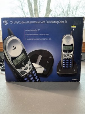 New Open Box GE 21008GE2 Phones Display And Answer Machine Tested And Working