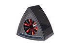 Single Triangular Black Mic Flag