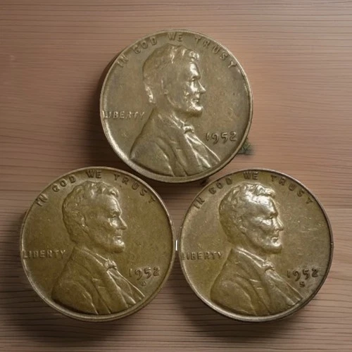 Photo of a 1952-P Lincoln Wheat Cent from an eBay listing that sold on Jul 7, 2026