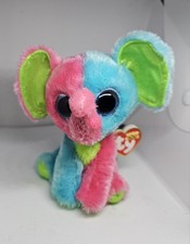 TY Beanie Boos - ELFIE the Multi-Color Elephant (Glitter Eyes) (6 inch) *Excl*