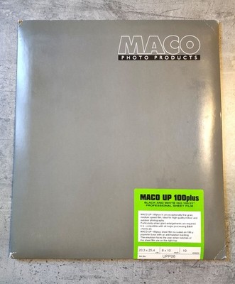 Maco UP 100 plus [EFKE 100] 8x10 b&w film New Old Stock