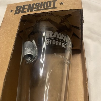 BenShot Bullet Pint Glass 16oz Raymour & Flanigan Storage Tech Appreciation 