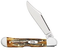 Case xx Knives Mini Copperlock 6.5 BoneStag 65327 Pocket Knife Stainless