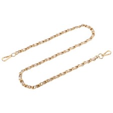 39" Purse Strap with Buckle for Shoulder and Cross Body Gold Gold 